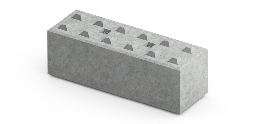 BETONOWY BLOK TYPU "LEGO"